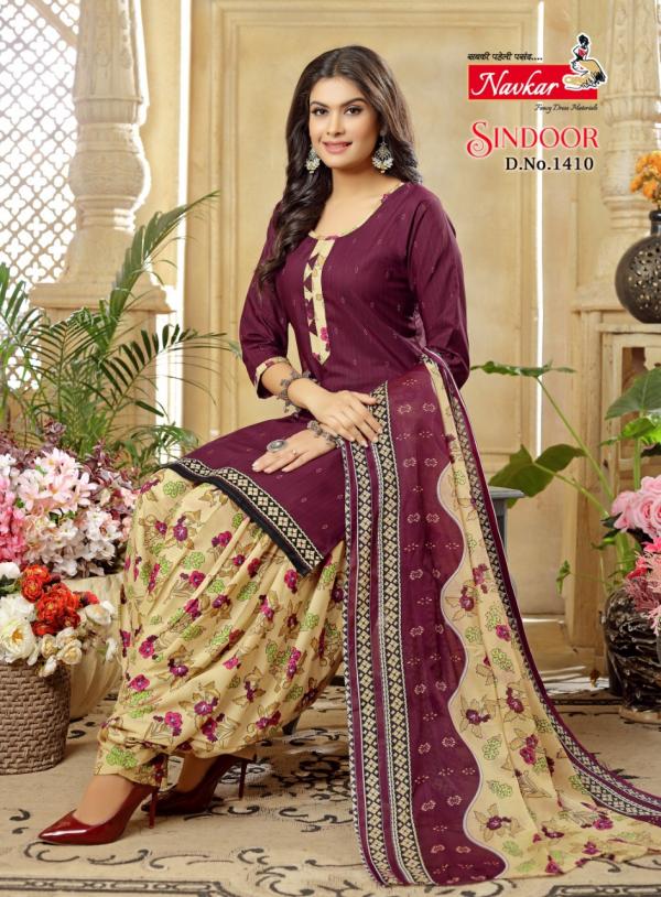 Navkar Sindoor Vol-14 Cotton Print Exclusive Look Readymade Suit